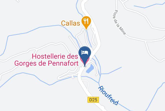 Var - Hostellerie Des Gorges De Pennafort Maps