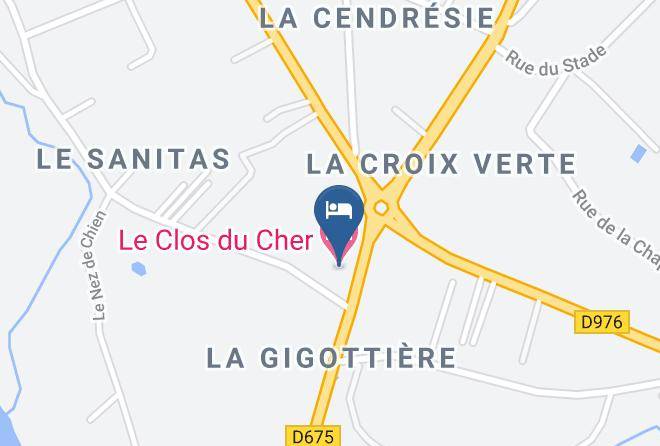 Le Clos Du Cher Map
