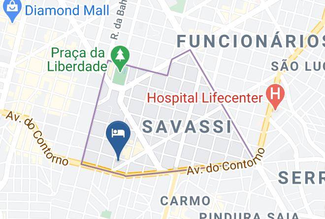 Belo Horizonte - Hotel Boulevard Plaza Maps