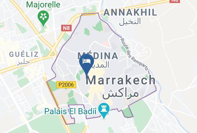 Marrakesh - Riad Layla Rouge Maps