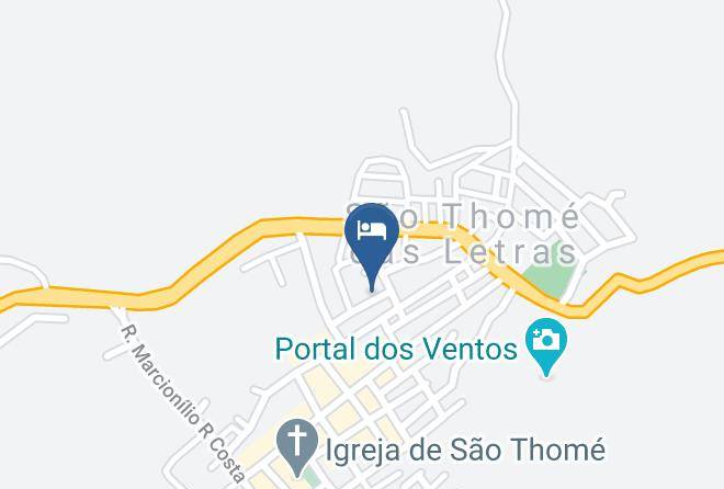Sao Tome Das Letras - Hotel Dos Sonhos Maps