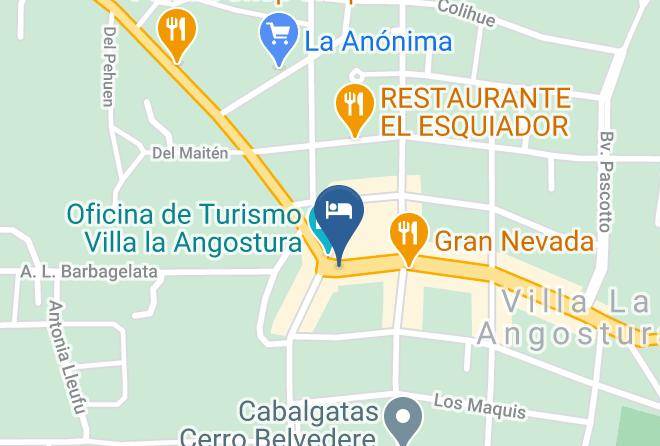 Villa La Angostura - Hosteria Aca Al Sur Maps