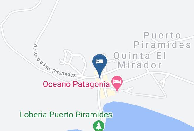 Biedma Department - Hosteria Aca Puerto Piramides Maps