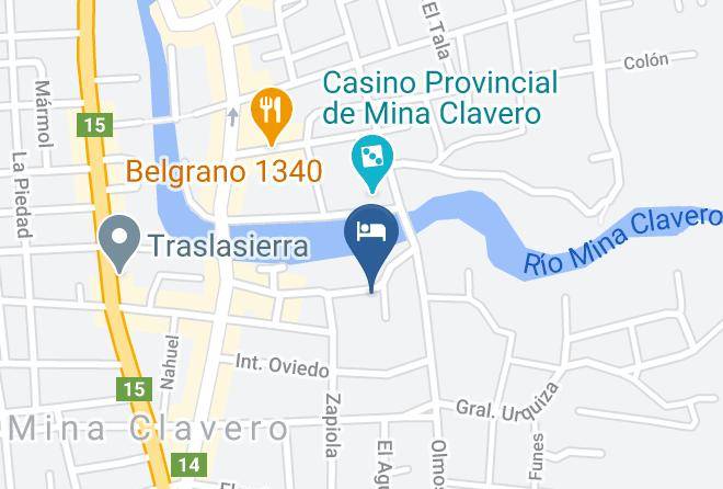 San Alberto Department - Hosteria Aguaribay Maps