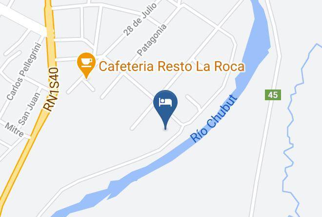 Cushamen Department - Hosteria Alejo Maps