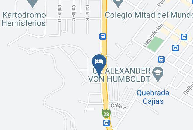 Hosteria Alemana Mitad Del Mundo Ecuador Map