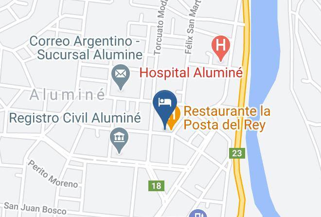Alumine - Hosteria Alumine Maps