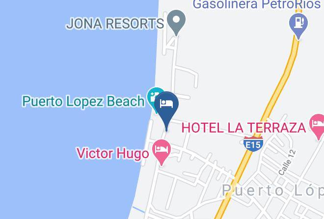 Puerto Lopez - Hosteria Bella Napoli Maps