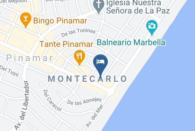 Pinamar - Hosteria Belvedere Maps