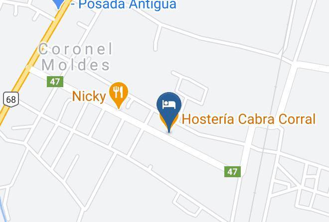 La Vina - Hosteria Cabra Corral Maps