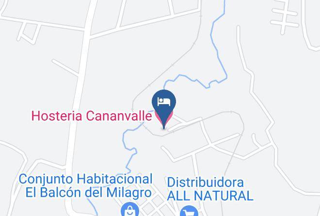 Hosteria Cananvalle Map