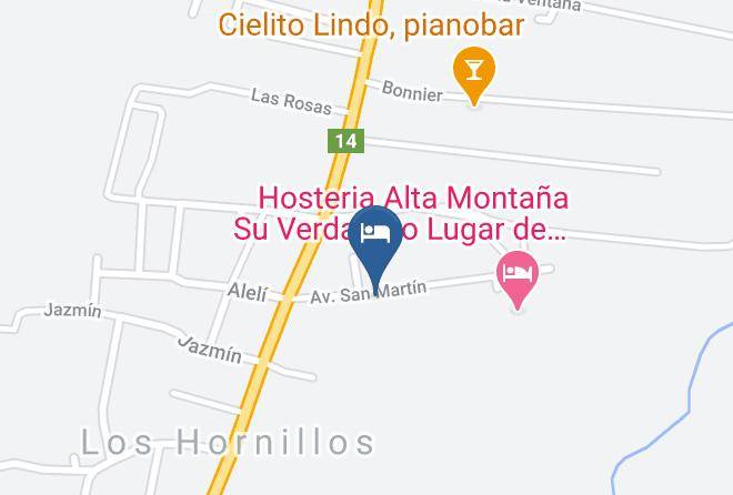 San Javier Department - Hosteria Champaqui Maps