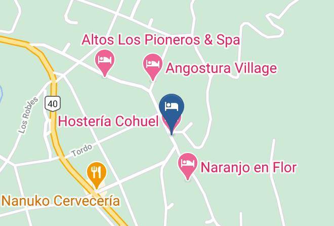 Villa La Angostura - Hosteria Cohuel Maps
