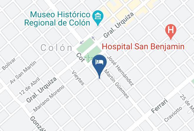 Colon - Hosteria Colon Maps