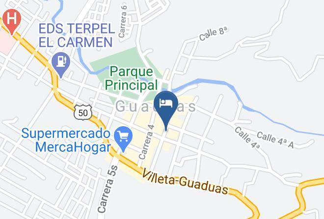Guaduas - Hosteria Colonial Maps