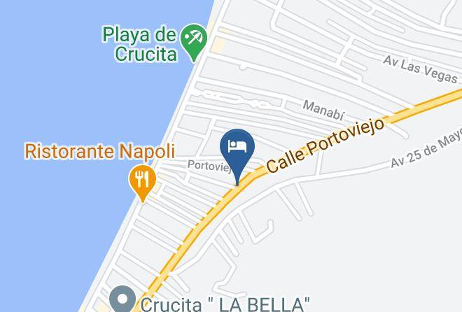 Portoviejo - Hosteria Complejo Turistico Anita Cristina Maps