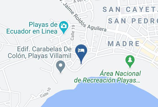 Playas - Hosteria Cruz Del Sur Maps