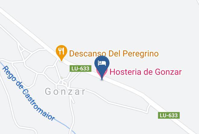 Lugo - Hosteria De Gonzar Maps