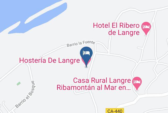 Carriazo - Hosteria De Langre Maps