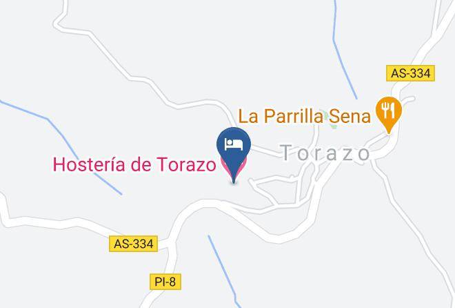 Asturias - Hosteria De Torazo Maps
