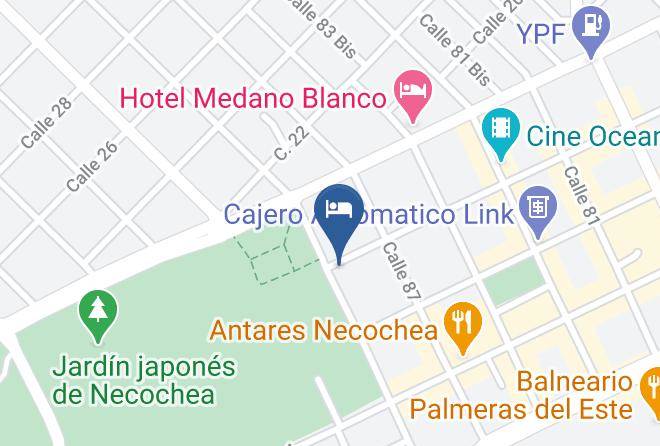 Necochea - Hosteria Del Bosque Maps