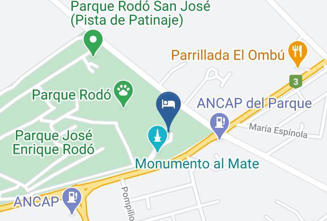 San Jose De Mayo - Hosteria Del Parque Maps