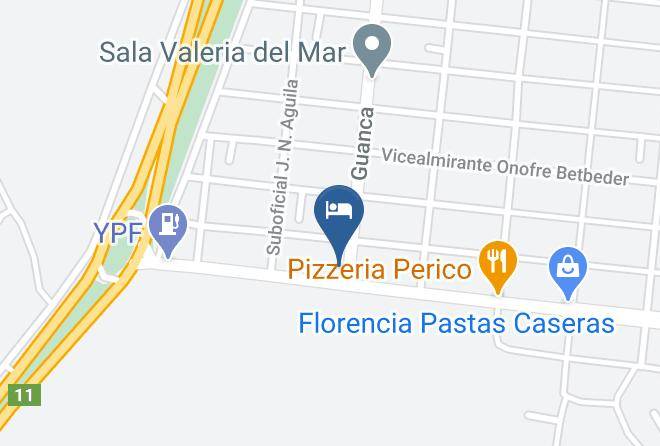 Pinamar - Hosteria Diotranto Maps