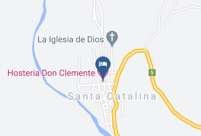 Santa Catalina - Hosteria Don Clemente Maps