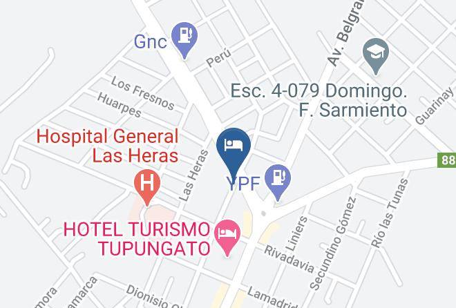 Tupungato - Hosteria Don Romulo Alojamiento Turistico Maps