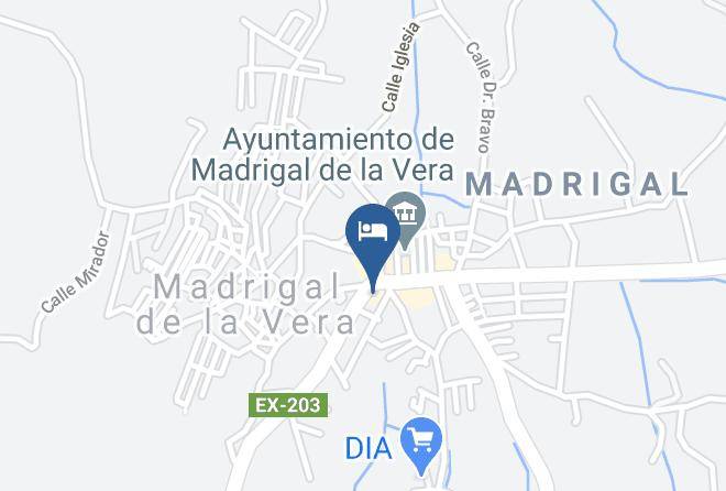 Caceres - Hosteria Dona Conchi Maps