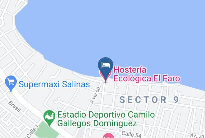Salinas - Hosteria Ecologica El Faro Maps