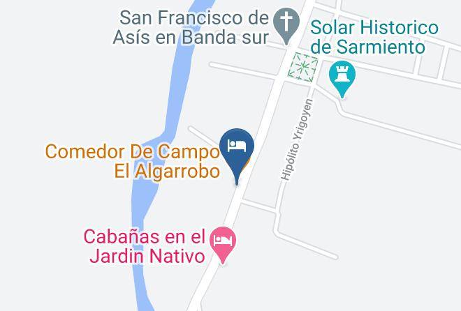 San Francisco Del Monte De Oro - Hosteria El Algarrobo Maps