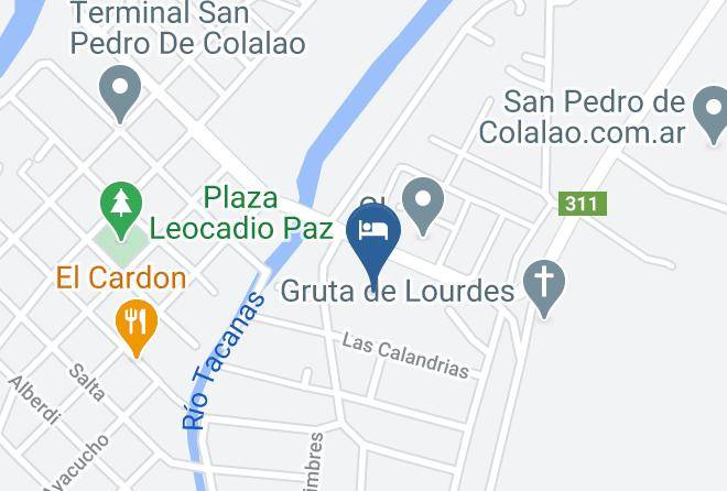 Trancas - Hosteria El Lapacho Maps