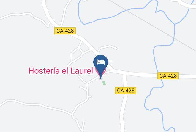Hosteria El Laurel Mapa - Cantabria - Hoz De Anero Solegrario