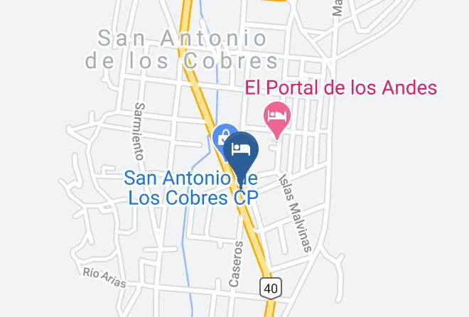 Los Andes Department - Hosteria El Palenque En San Antonio De Los Cobres Maps