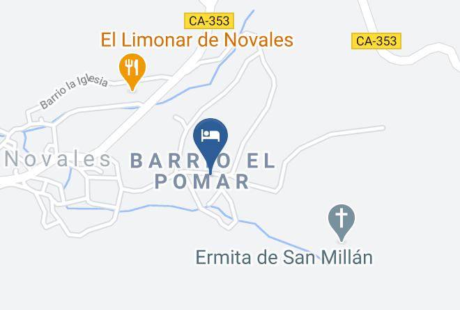 Novales - Hosteria El Pomar Maps