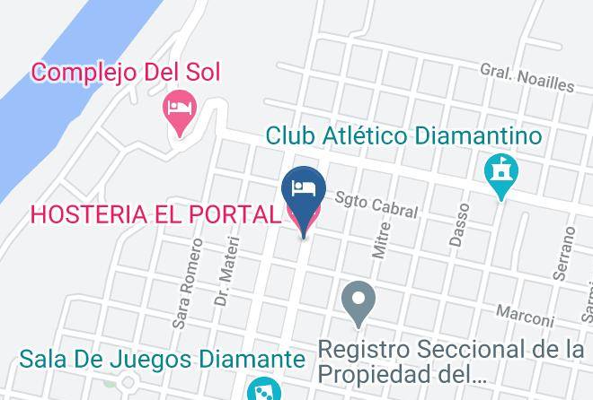 Diamante - Hosteria El Portal Maps