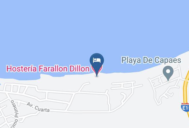 Santa Elena - Hosteria Farallon Dillon Maps