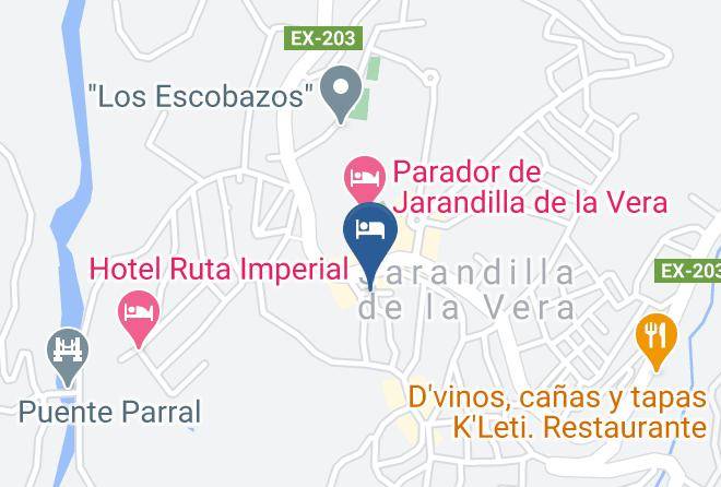 Caceres - Hosteria Gante Maps