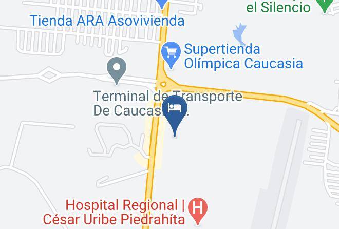 Caucasia - Hosteria Horizontes Maps