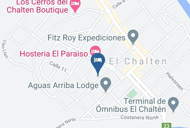 Lago Argentino - Hosteria Infinito Sur Maps