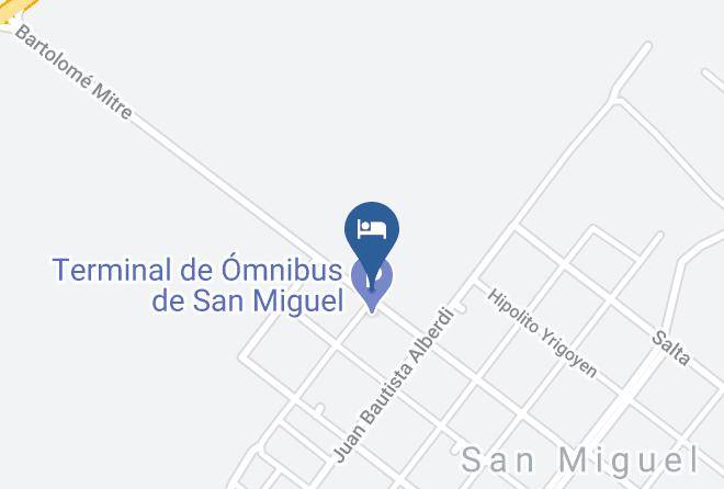 San Miguel - Hosteria Irupe Maps