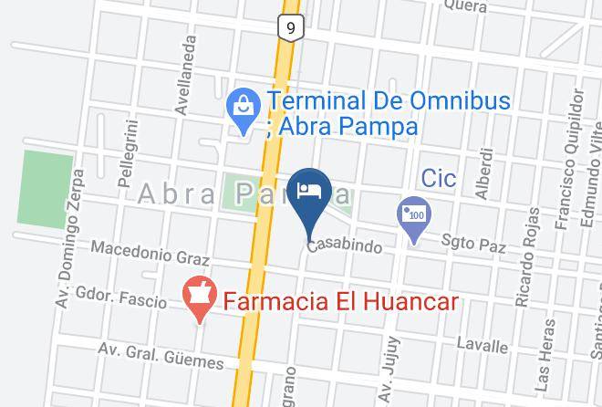 Cochinoca - Hosteria Justina Maps