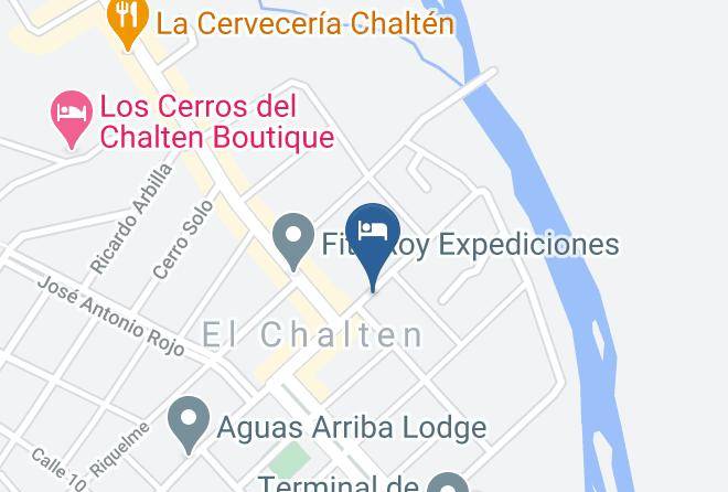 Lago Argentino - Hosteria Kau Si Aike Maps