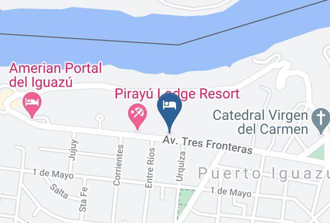 Puerto Esperanza - Hosteria La Cabana Maps