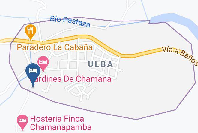 Banos De Agua Santa - Hosteria La Estancia De Dulcelina Maps