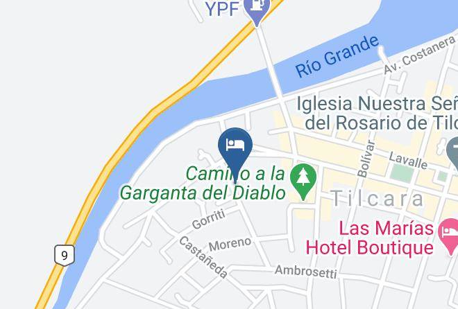 Tilcara - Cabanas Dulce Maria Maps