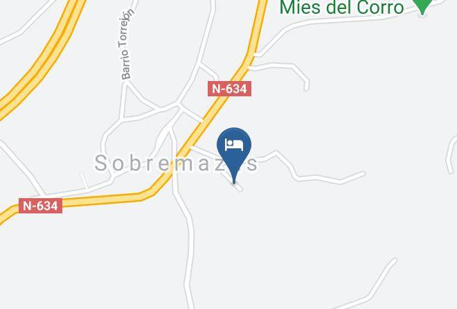 Valdecilla - Hosteria La Moraleja Maps