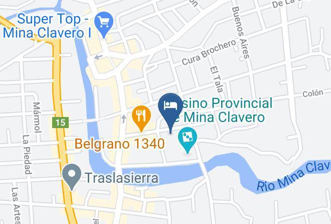 San Alberto Department - Hosteria La Primavera Maps