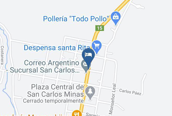 Minas Department - Hosteria La Tia Mecha Maps